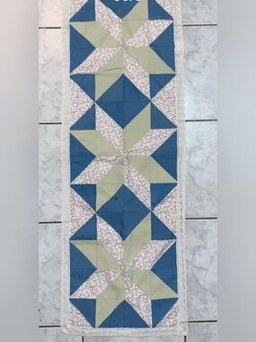 Home made table cloth and runner